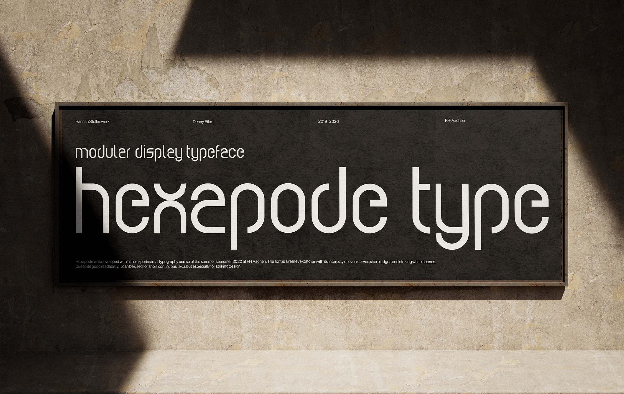 hexapode typeface